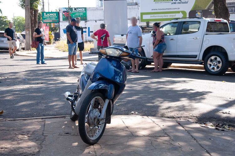 Motociclista é encaminhado à UPA de Paranavaí após acidente no Jardim América
