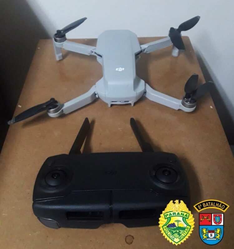 PM apreende drone que sobrevoava a cadeia