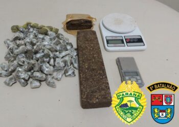 Polícia Militar prende homem por tráfico de drogas em Paranavaí