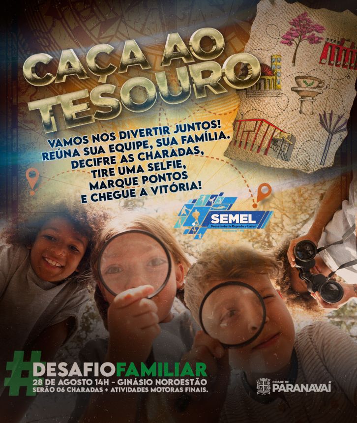 “Biker Caça ao Tesouro” tem inscrições abertas à população