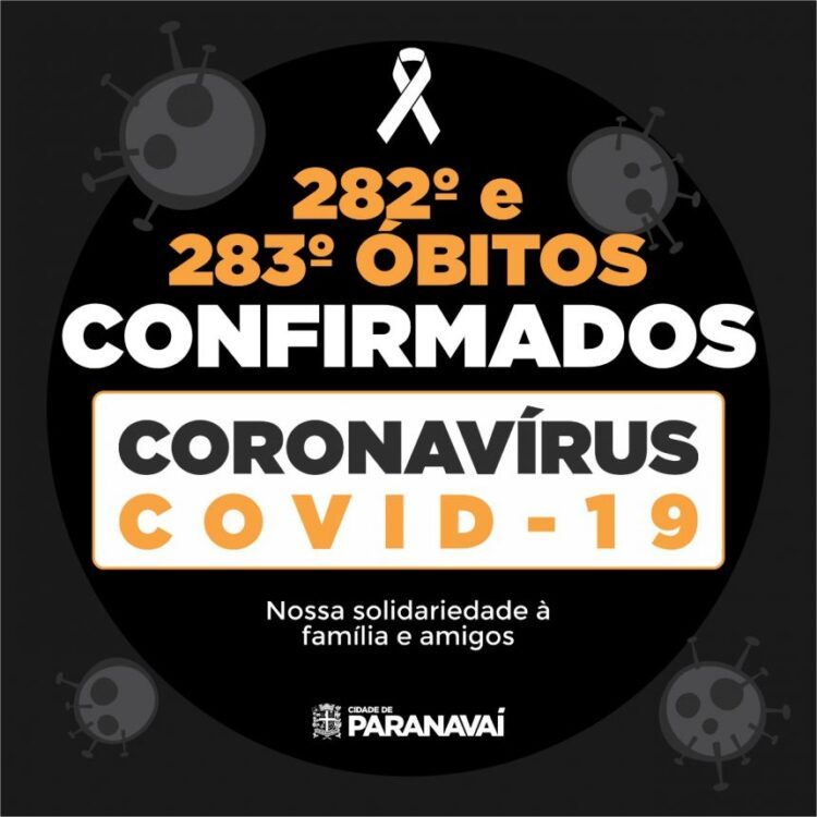 Secretaria de Saúde confirma mais dois óbitos de pacientes de Paranavaí com Covid-19