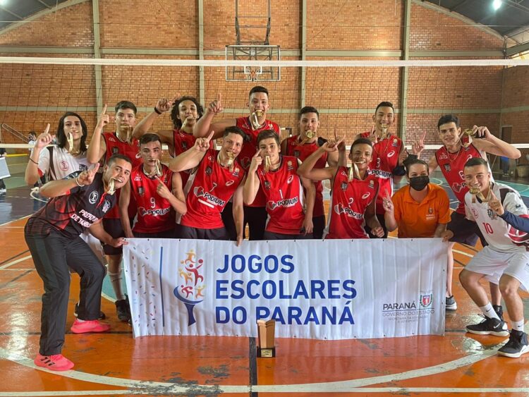 Equipe de Tamboara é campeã dos Jogos Escolares do Paraná