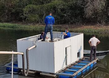 Estação de tratamento e WC da praia  Santa Rosa estão passando por reparos