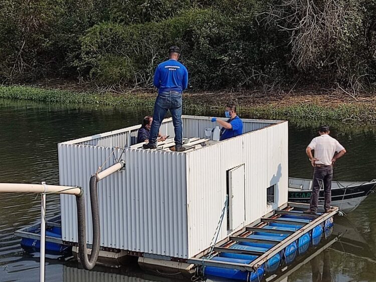 Estação de tratamento e WC da praia  Santa Rosa estão passando por reparos