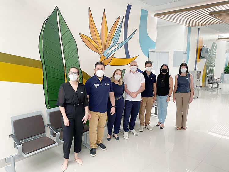 Equipe de Terra Rica visita Hospital do Câncer de Londrina