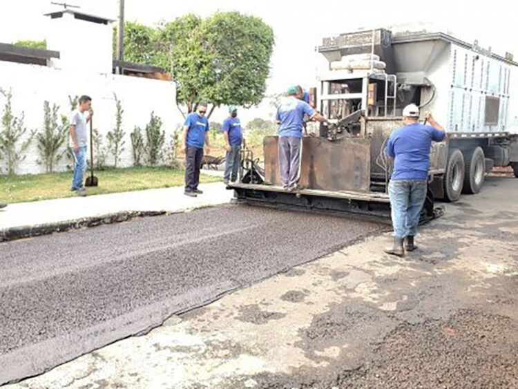 Município inicia trabalho de recuperação do asfalto