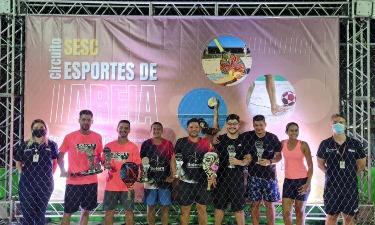 Concluída a primeira etapa do Circuito Sesc de Esportes de Areia