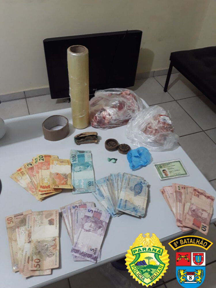 PM desmantela grupo criminoso, mas traficante de drogas consegue fugir