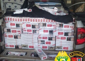 PM prende homem que transportava cigarros contrabandeados do Paraguai