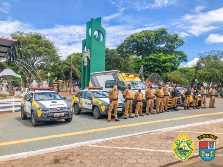 Polícia Militar faz lançamento da  Operação Natal em Loanda e Nova Londrina