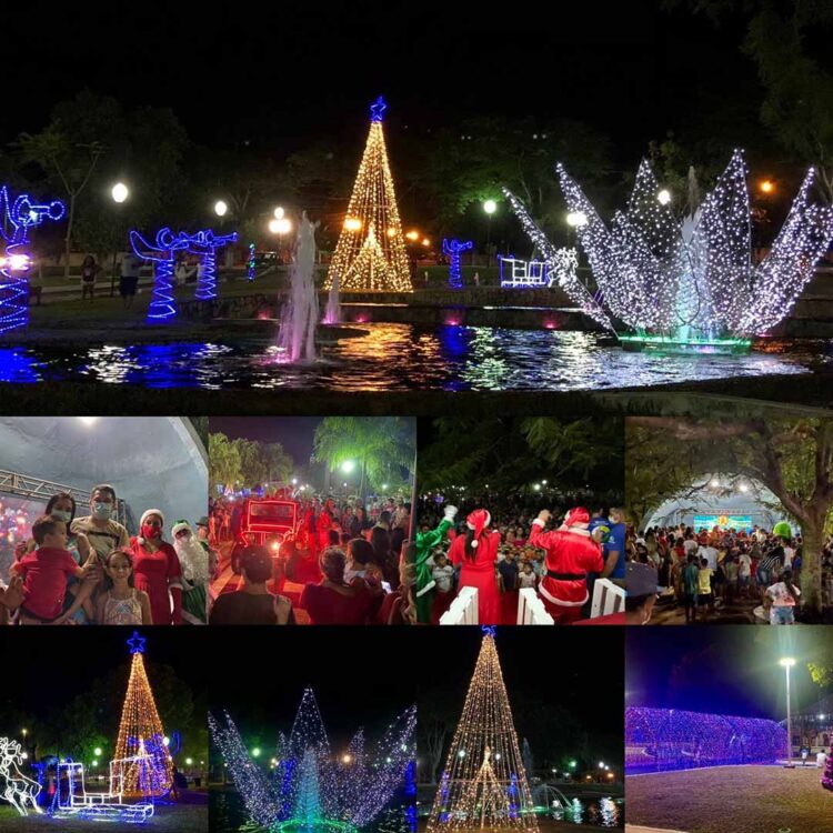 Papai Noel chegou para alegrar a comunidade