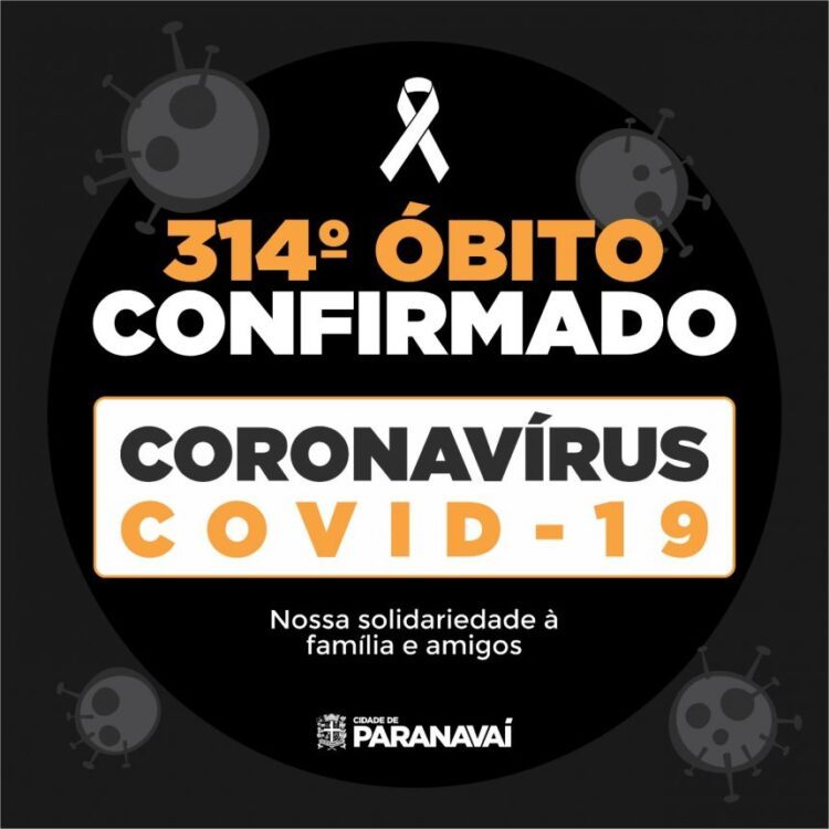 Paranavaí confirma mais uma morte por Covid-19, a primeira de dezembro