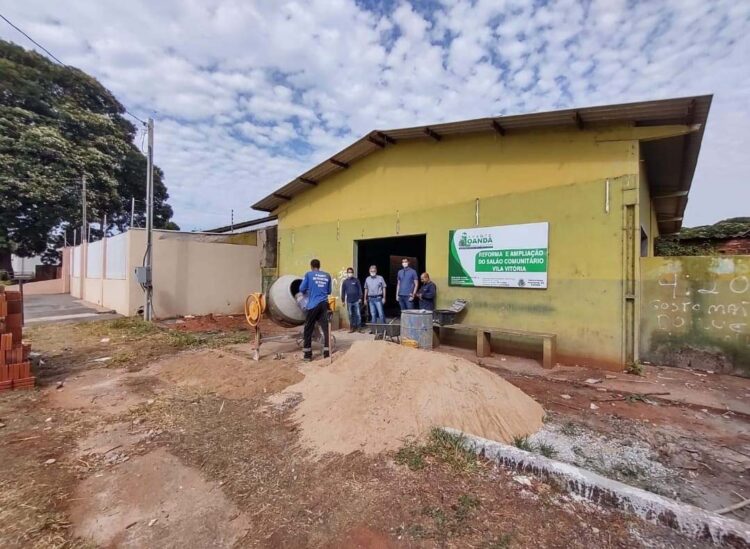 Reforma do Salão da Vila Vitória representa investimento de quase R$ 115 mil