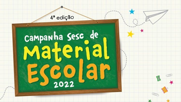 Sesc PR e parceiros lançam campanha para arrecadação de material escolar