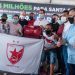Prefeito KIQ homenageia o time Estrela Vermelha durante solenidade com governador Ratinho Junior