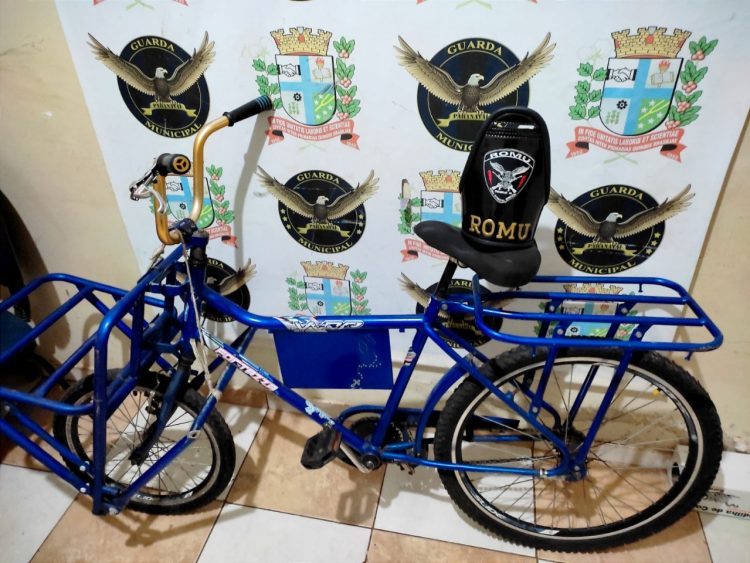 Guarda Municipal recupera bicicleta furtada em Paranavaí