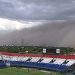 Tempestade de areia adia partida do Campeonato Paraguaio