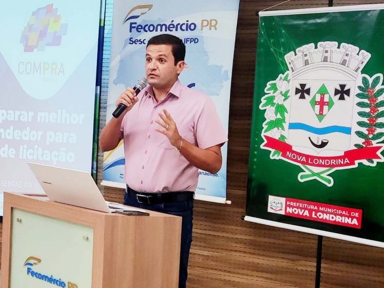 Município realiza palestra sobre compras públicas em parceria com o Sebrae