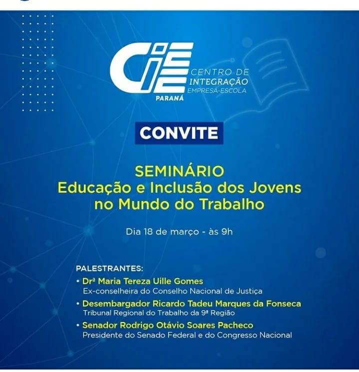 CIEE/PR promove seminário sobre inclusão de jovens no mercado de trabalho