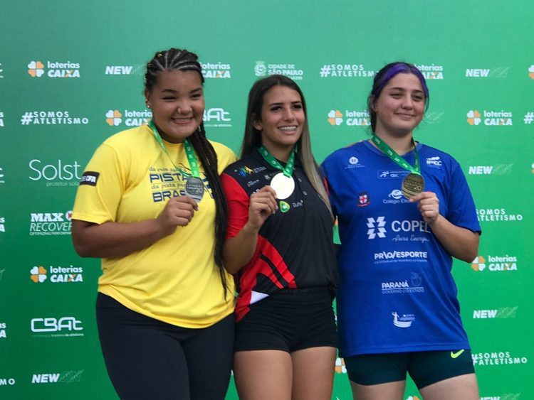 Atleta de Paranavaí, Ana Clara Venâncio conquista medalha de prata no Brasileiro Sub-20