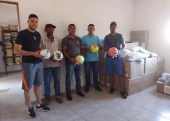 Município recebe kits esportivos do Governo do Estado