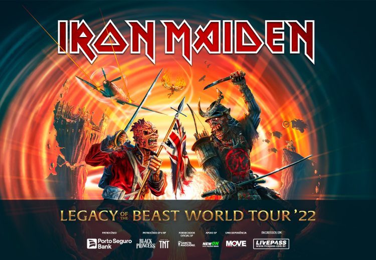 Iron Maiden fará show em Curitiba; preços variam de R$200 a R$1.200