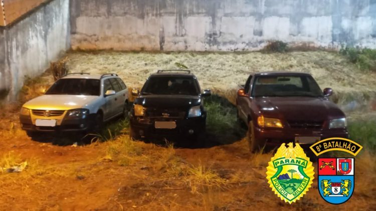 Bandidos prendem moradores em dispensa e roubam carros; Polícia recupera veículos