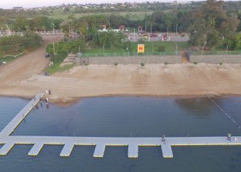 Município instala atracadouro na orla do Porto Maringá