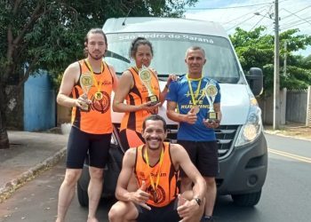 Atletas de São Pedro do Paraná fizeram bonito na Corrida de Trilha, em Paranavaí