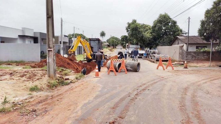 Município reforça rede de tubos da Avenida Guanabara