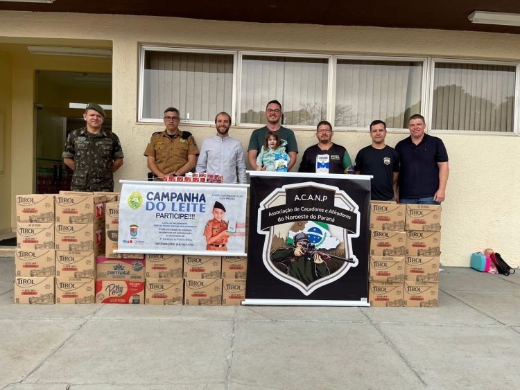 ACANP doa mais de 1400 litros de leite para a 9ª Campanha do Leite