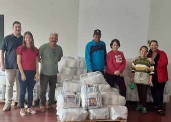 Assistência Social de Porto Rico recebe o  reforço de cestas básicas da Defesa Civil