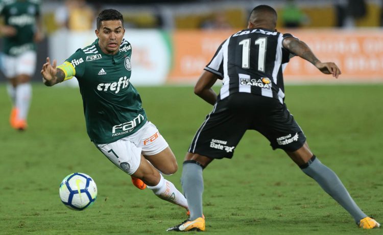 Palmeiras bate Botafogo com facilidade e assume ponta isolada do Brasileiro