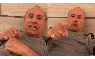 Stênio Garcia é retirado à força de entrevista por esposa