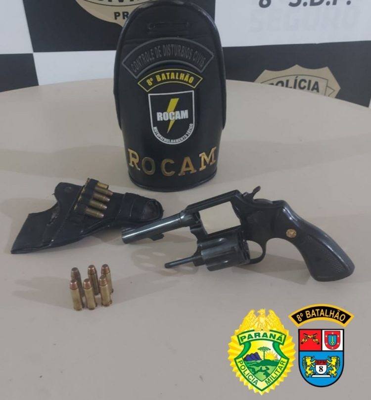 Após confusão, dono de bar dispara contra o teto e é preso pela PM