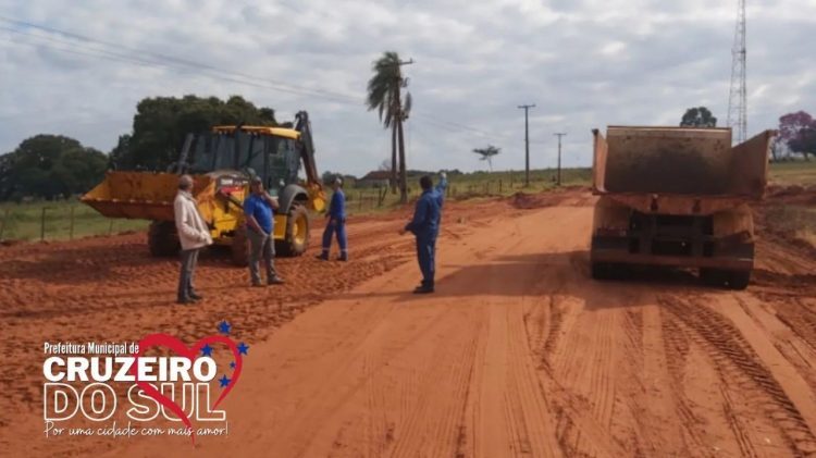 Município inicia projeto de recuperação e manutenção de estradas rurais