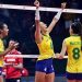 Seleção brasileira feminina de vôlei vence o Japão e vai à semi da Liga das Nações