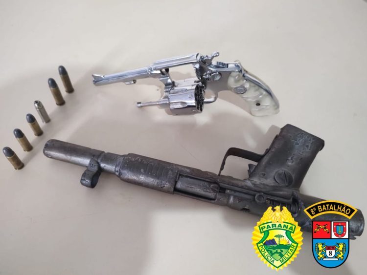 Homem é preso com duas armas de fogo em São João do Caiuá