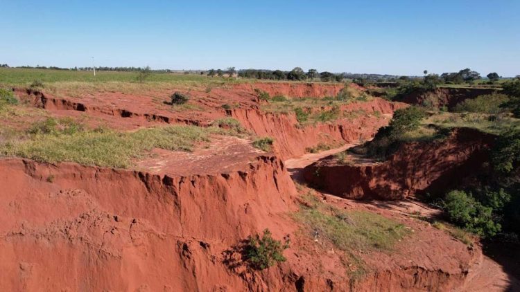 Técnicos da Itaipu Binacional visitam município para avaliação de erosões