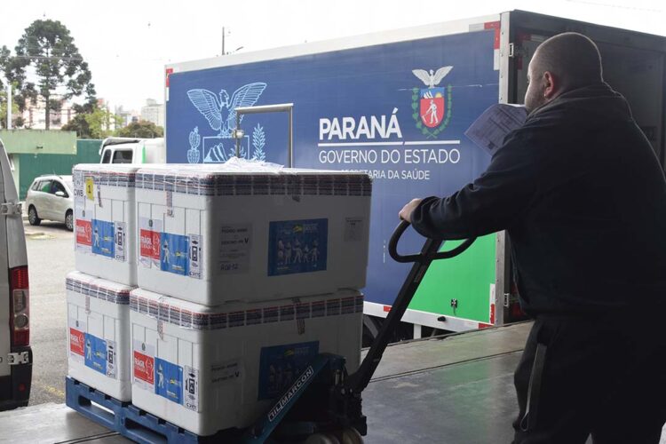 Estado recebe mais 47 mil doses pediátricas contra a Covid-19 e inicia distribuição de imunizantes