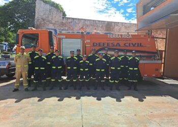Terra Rica é o primeiro munícipio a adotar novo  padrão de fardamento das Brigadas Comunitárias
