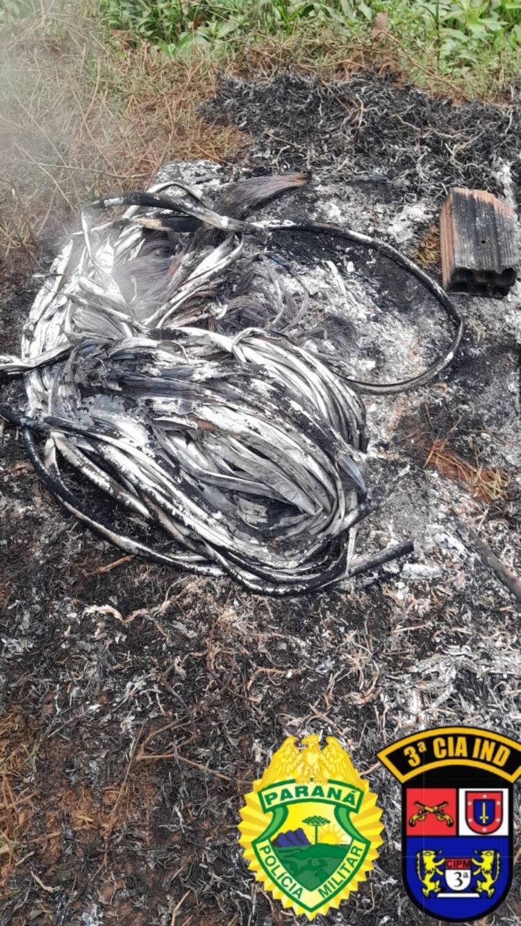 Suspeitos de furtarem fios de cobre são detidos