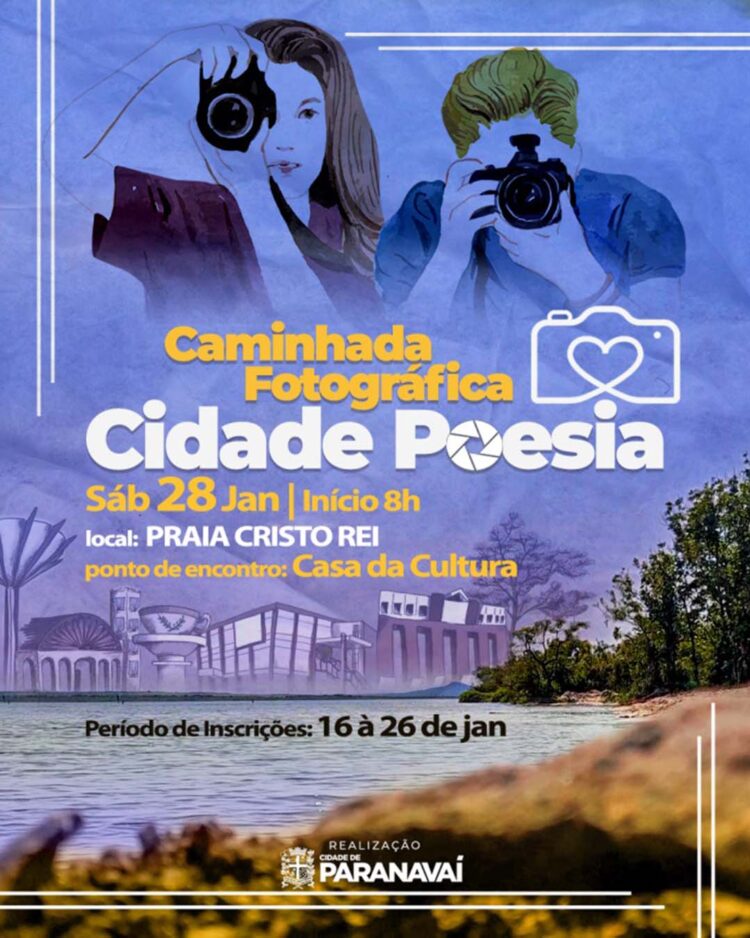 Caminhada Fotográfica Cidade Poesia acontece no próximo dia 28
