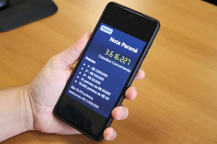 R$ 100 mil e R$ 50 mil: Fazenda cria novos prêmios no programa Nota Paraná