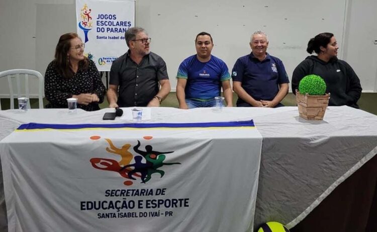 Município faz reunião técnica da Fase Regional dos Jogos Escolares
