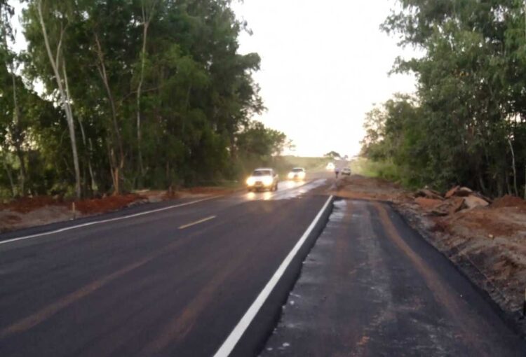 DER libera trecho que estava interditado na PR-492, em Tamboara