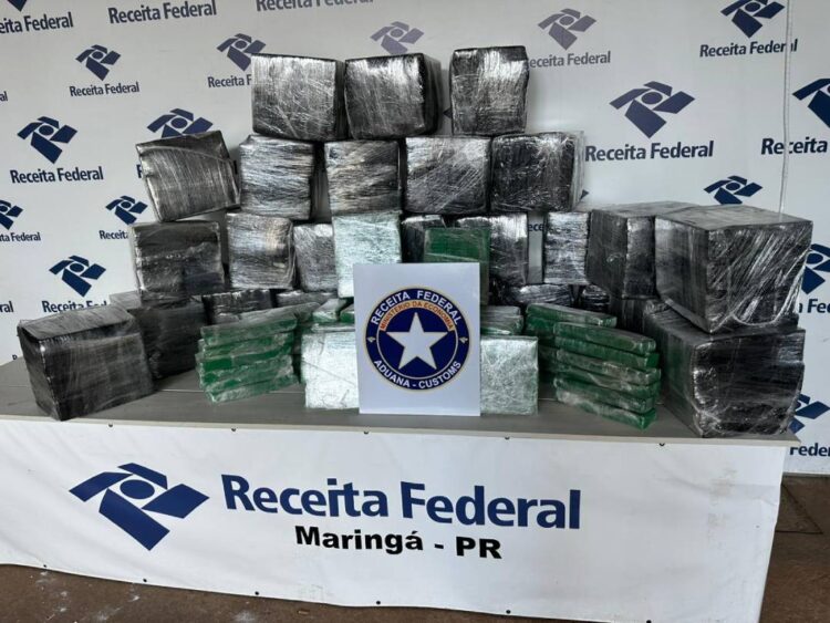 Apreendidos 610 Kg de maconha em transportadora