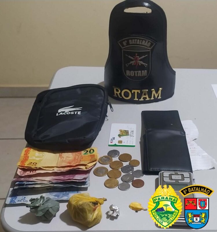 Homem é preso com drogas em Nova Esperança