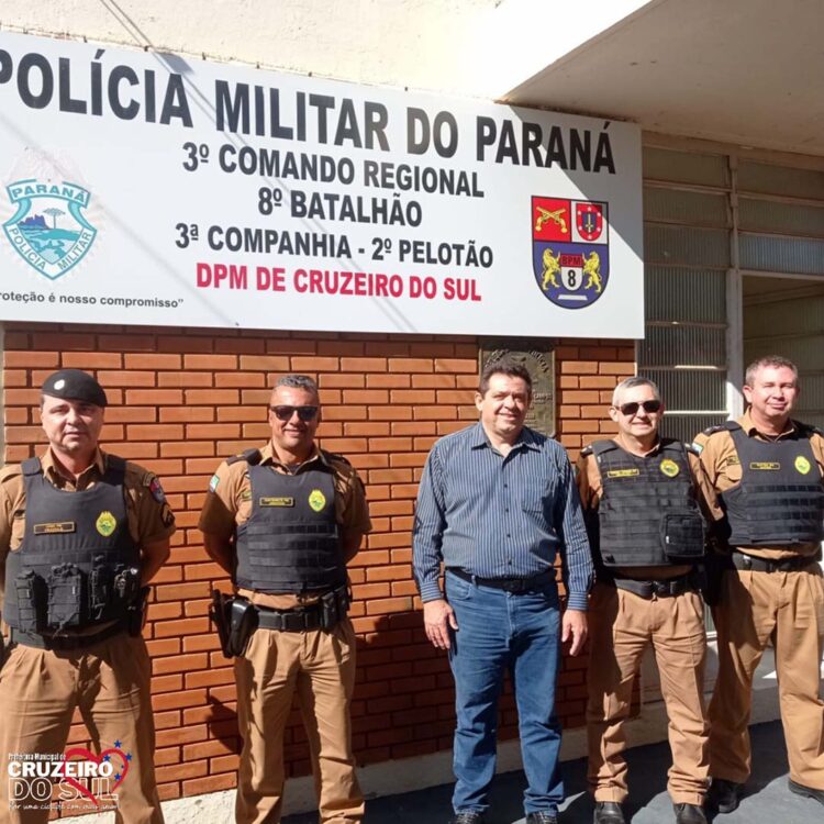 Autoridades discutem reativação das instalações do destacamento da Polícia Militar no município