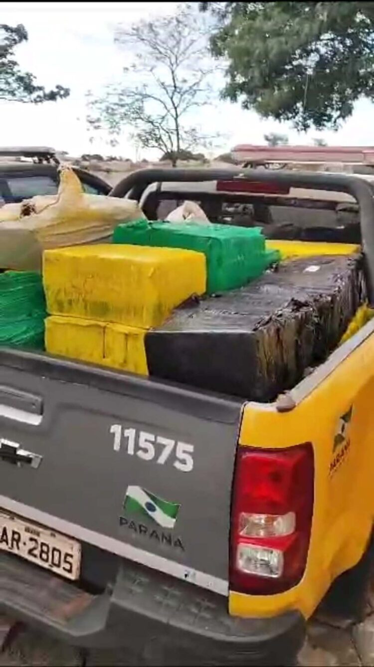 Polícia Militar realiza apreensão de 2,3 toneladas de drogas